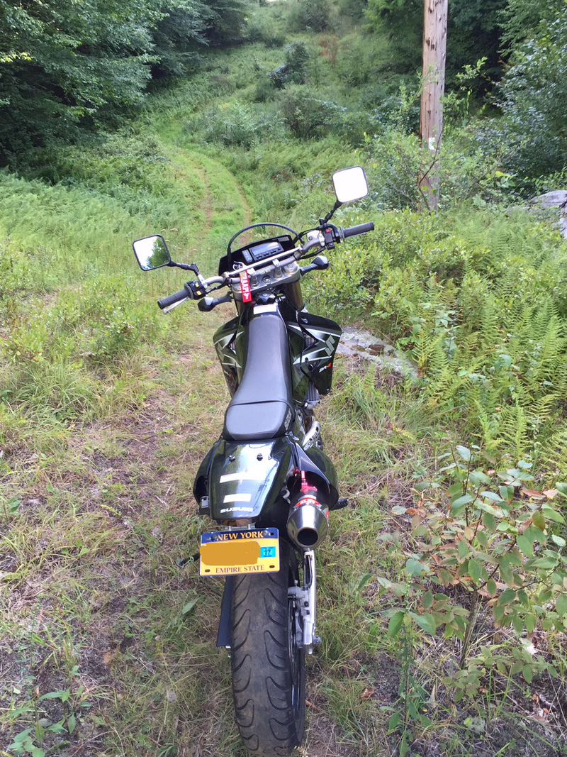 Pics never show how steep a hill really is. Made it down and back up.